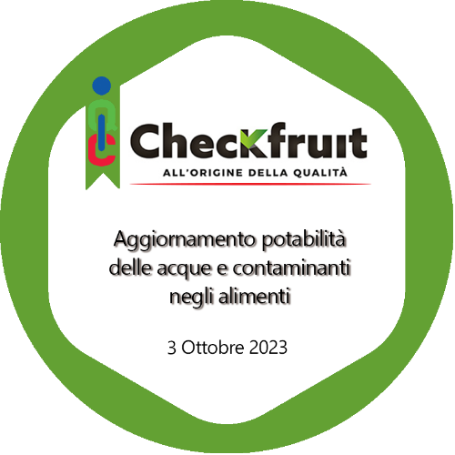 Aggiornamento potabilità delle acque e contaminanti negli alimenti